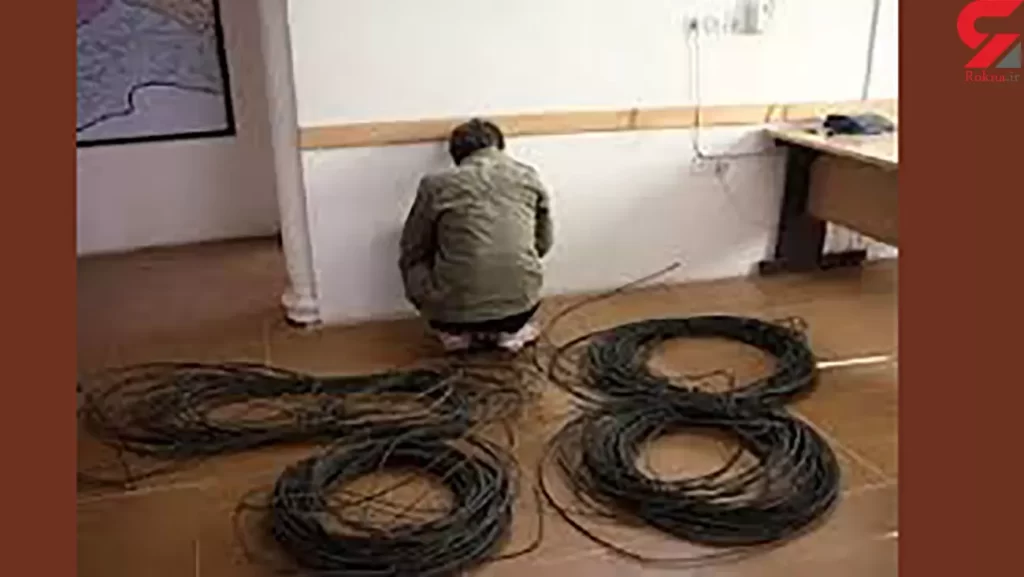سارق+سیم+برق
