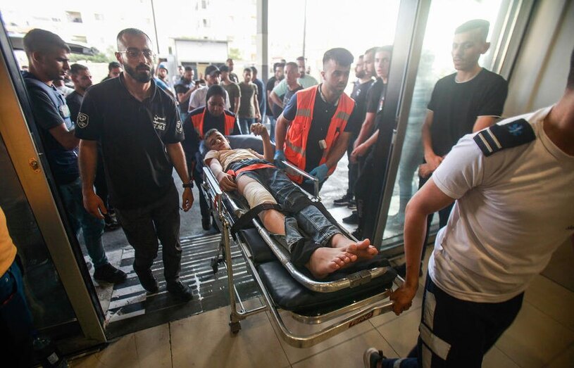 حمله نیروهای اسراییلی به شهر جنین