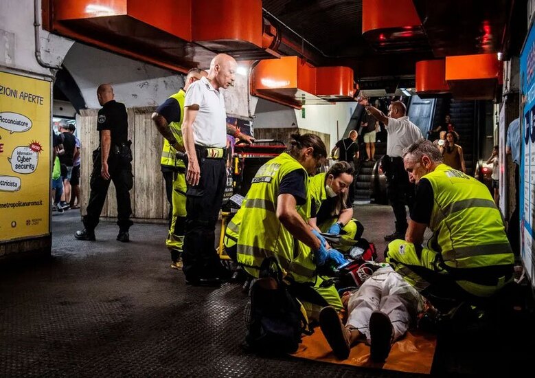 کمک های اضطراری  رم ایتالیا