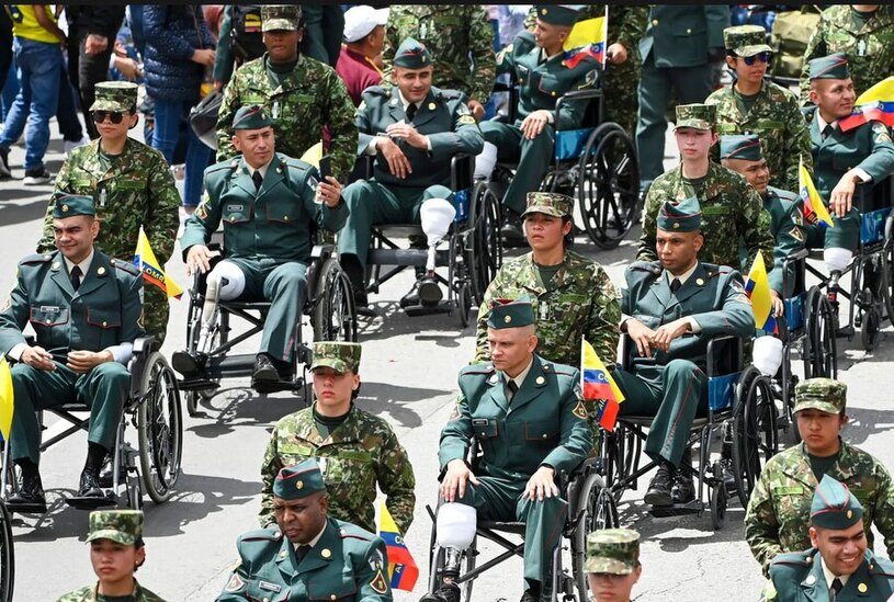 نظامیان معلول ارتش کلمبیا 