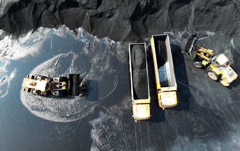 ماشین‌آلات بزرگ زغال‌سنگ جیانگسو چین