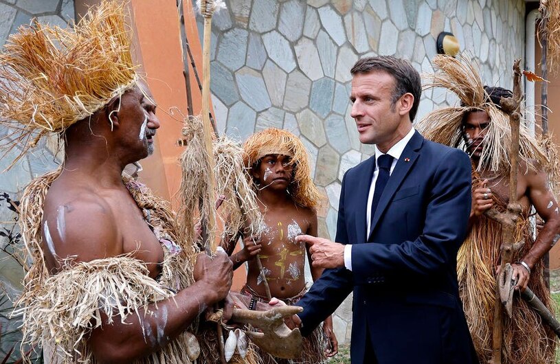  امانوئل ماکرون رییس جمهوری فرانسه