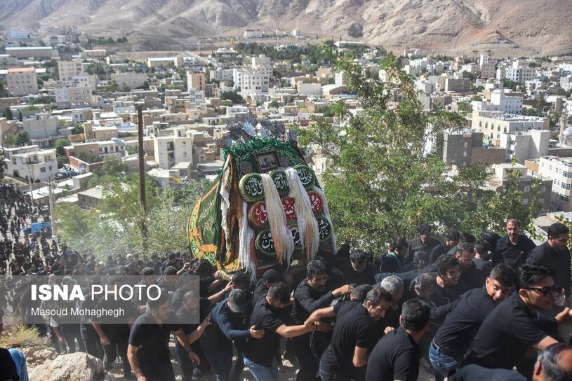 آیین ۵۰۰ ساله نخل گردانی مهدیشهر - سمنان