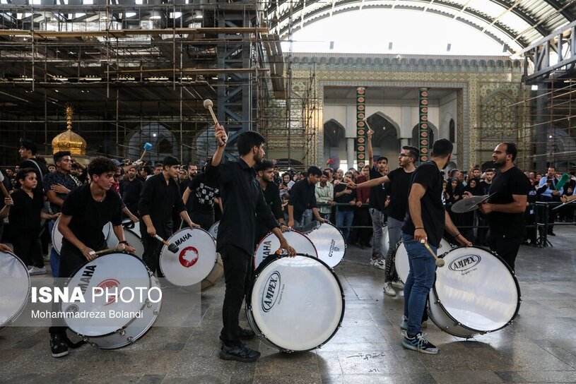 عزاداری عاشورای حسینی در حرم عبدالعظیم