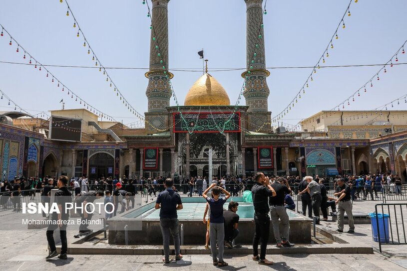 عزاداری عاشورای حسینی در حرم عبدالعظیم