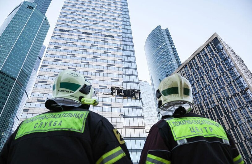 حمله پهپادی اوکراین به برج های تجاری مسکو