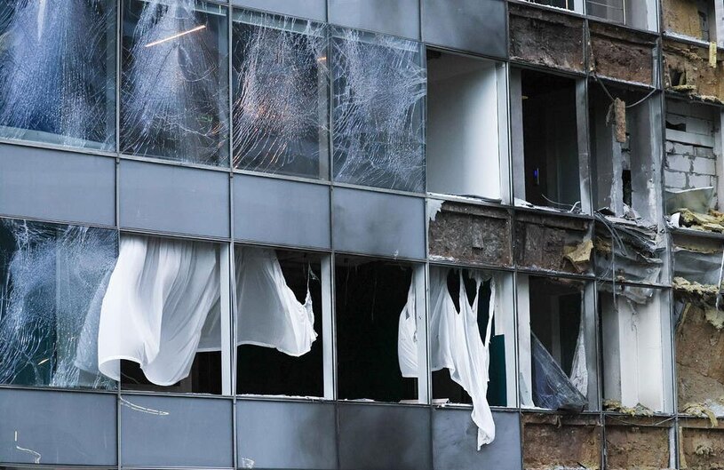 حمله پهپادی اوکراین به برج های تجاری مسکو