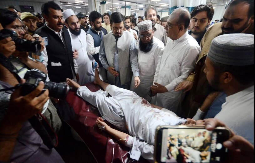  انفجار انتحاری پیشاور پاکستان