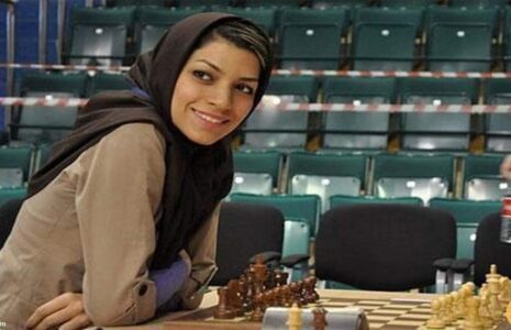 ازدواج استاد بزرگ شطرنج ایران با قهرمان آمریکایی استاد بزرگ شطرنج ایران قهرمان آمریکایی