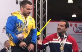 توبیخ ورزشکار اوکراینی فدراسیون جهانی پاورلیفتینگ