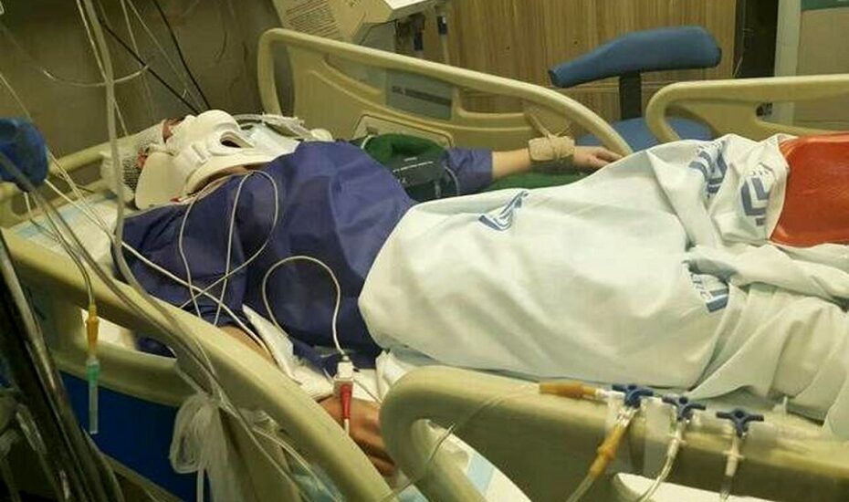 دختر جوان نامزدش کتک