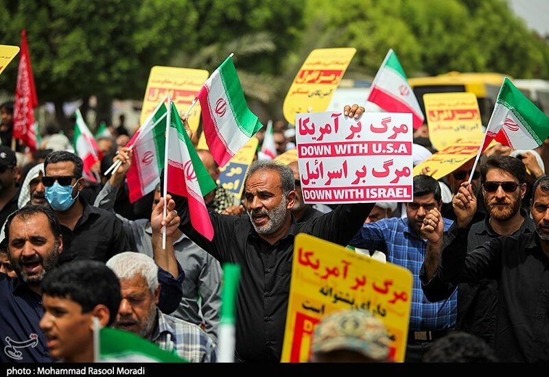 راهپیمایی مردم تهران