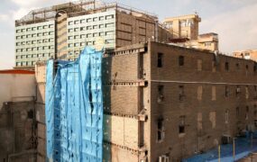 ساختمان بسیار پرخطر تهران