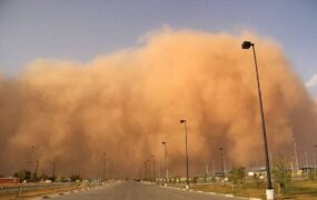 طوفان شن بارندگی