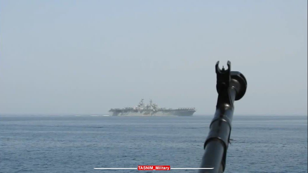 اخطار سپاه به ناوگروه آمریکا