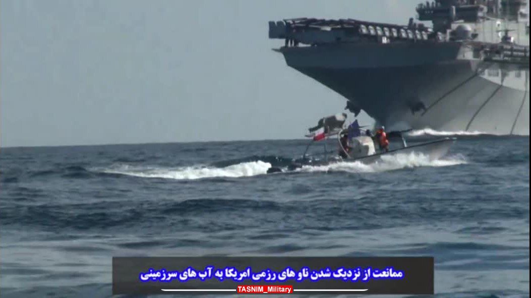 اخطار سپاه به ناوگروه آمریکا