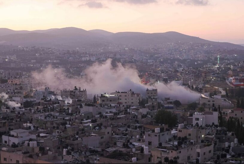 ارتش اسرائیل فلسطینی شهر نابلس