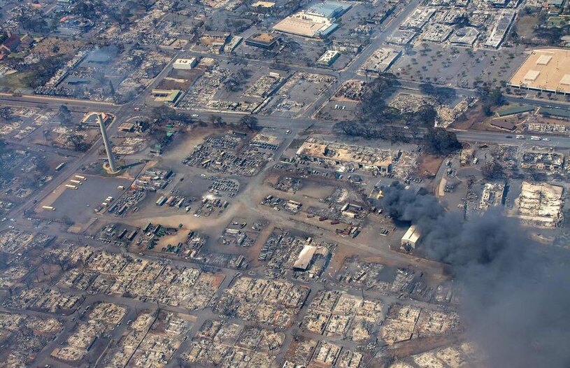  آتش سوزی گسترده در هاوایی 