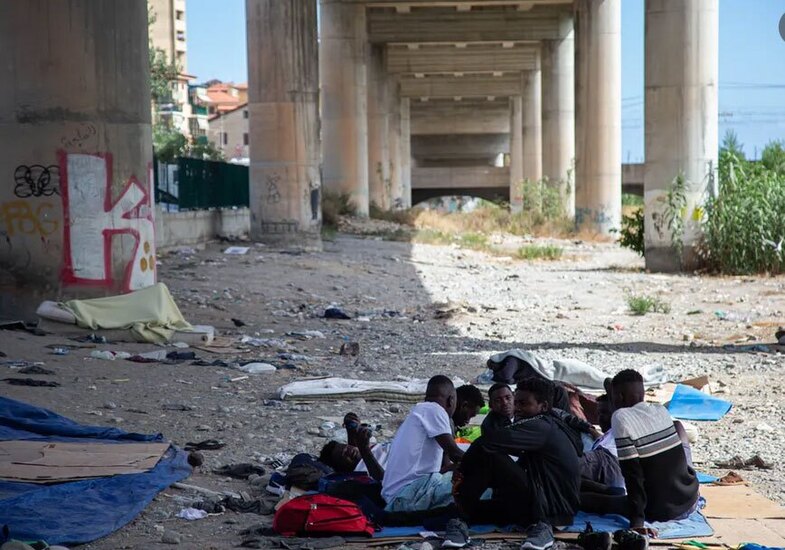 پناهجویان آفریقایی در ایتالیا 