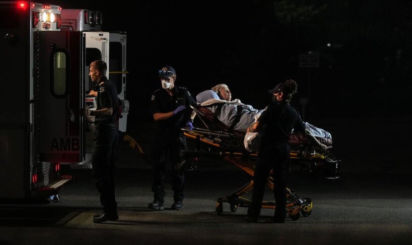  مجروحان آتش سوزی جنگلی 