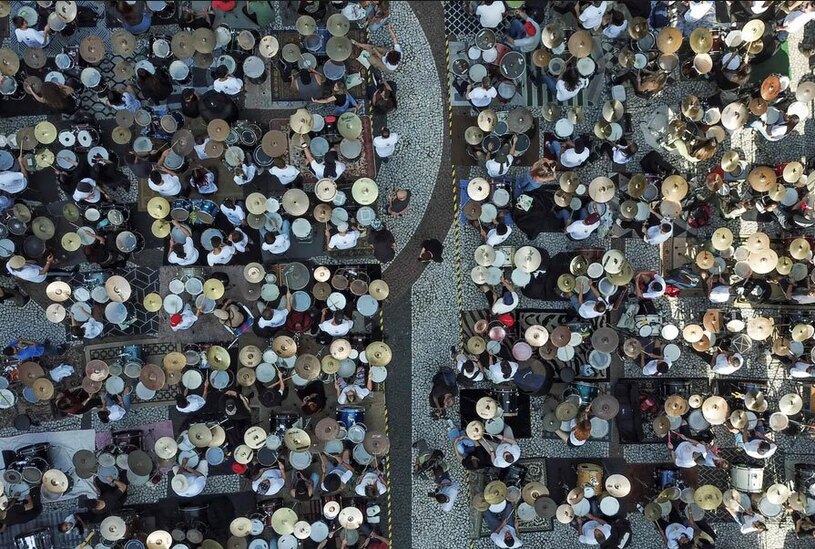 بزرگ ترین گردهمایی نوازندگان درام 