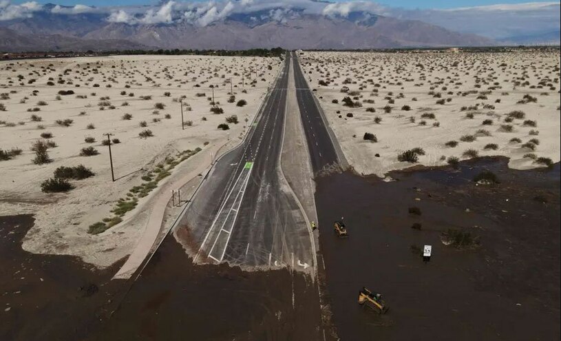 توفان هیلاری در کالیفرنیا آمریکا