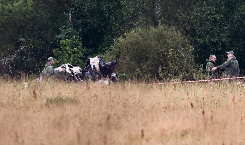 محل سقوط هواپیمای خصوصی حامل "یوگنی پریگوژین"