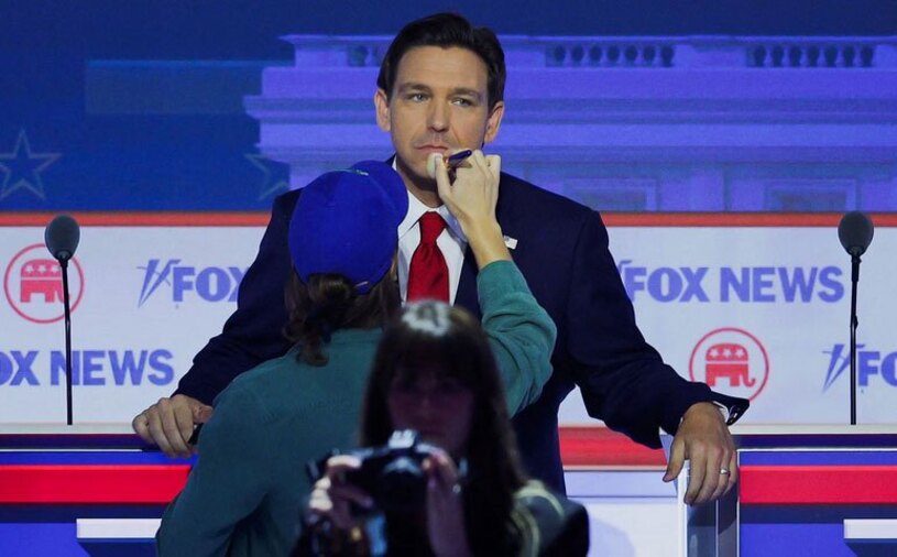 گریم "ران دسانتیس" فرماندار ایالت فلوریدا 