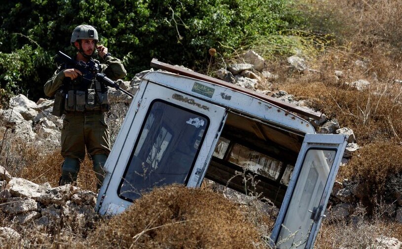 حمله نظامیان اسراییلی به شهر الخلیل