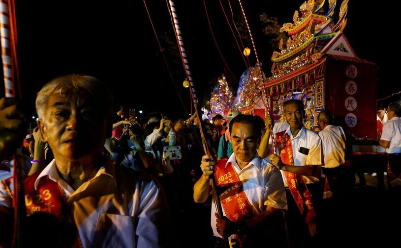برگزاری جشنواره بودایی ارواح گرسنه در تایوان