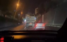 حرکات خطرناک BMW کامیون