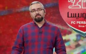 حمله مجری تلویزیون بازیکنان پرسپولیس