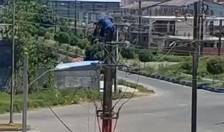 سوختگی شدید مأمور اداره برق