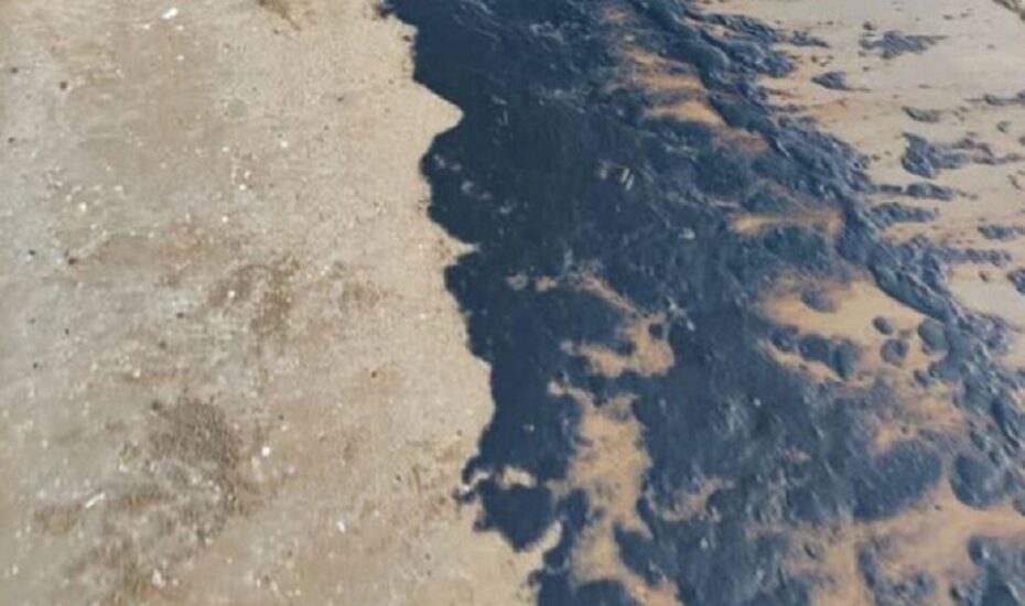 آلودگی نفتی ساحل گناوه