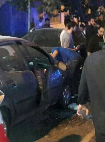برخورد ماشین حمل زباله