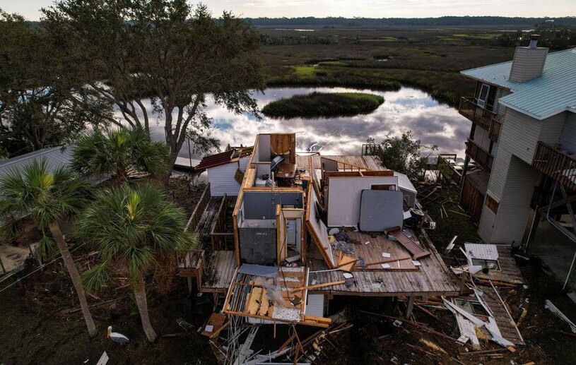 خسارات توفان ایدالیا آمریکا