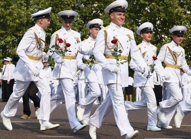 آغاز سال تحصیلی در آکادمی نیروی دریایی روسیه