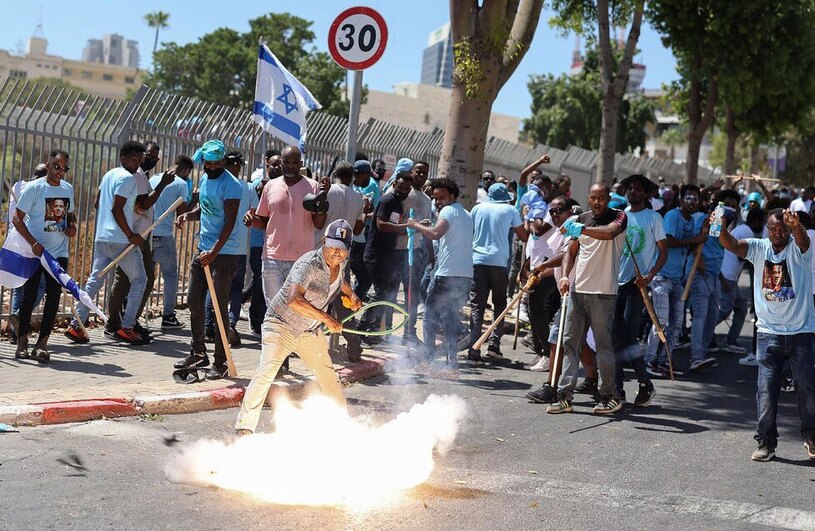 تظاهرات اعتراضی مهاجران اریتره ای 