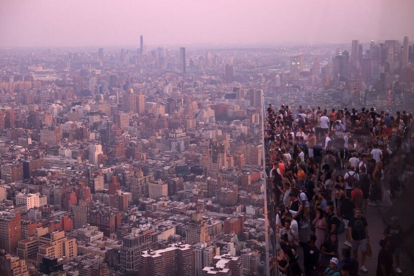 گردشگران آسمانخراش نیویورک