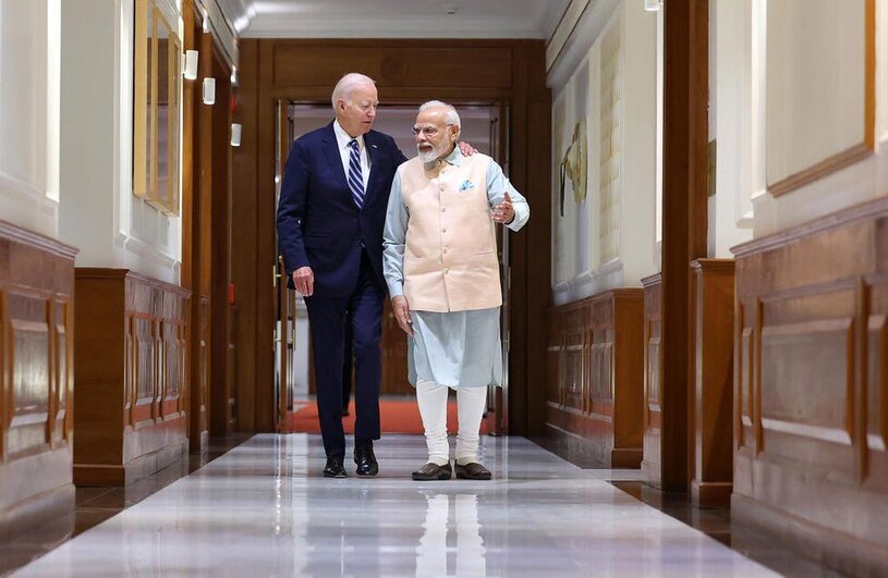 رهبران آمریکا و هند