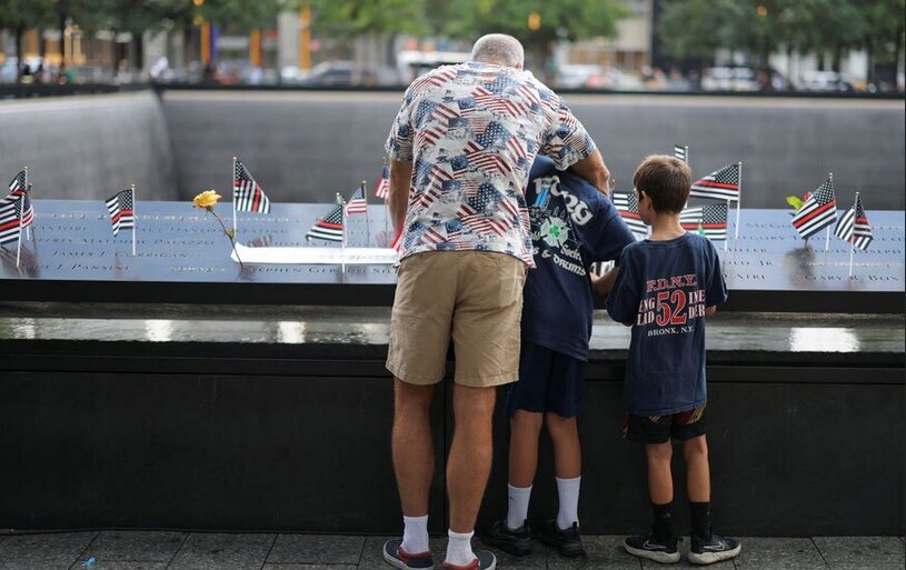 مراسم بیست و دومین سالگرد حملات 11 سپتامبر در آمریکا