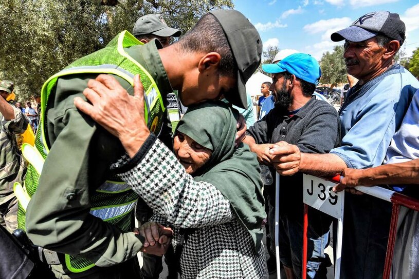 دیدنی های امروز؛ از فاجعه سیل لیبی تا مسابقات جهانی انتخاب سگ گله عملیات امداد و نجات زلزله زدگان مراکشی