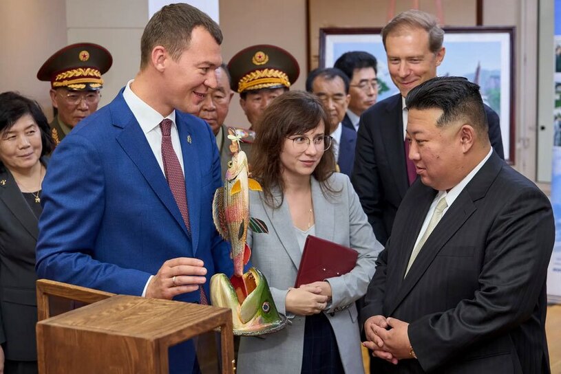 کیم جونگ اون پایگاه هوایی روسیه