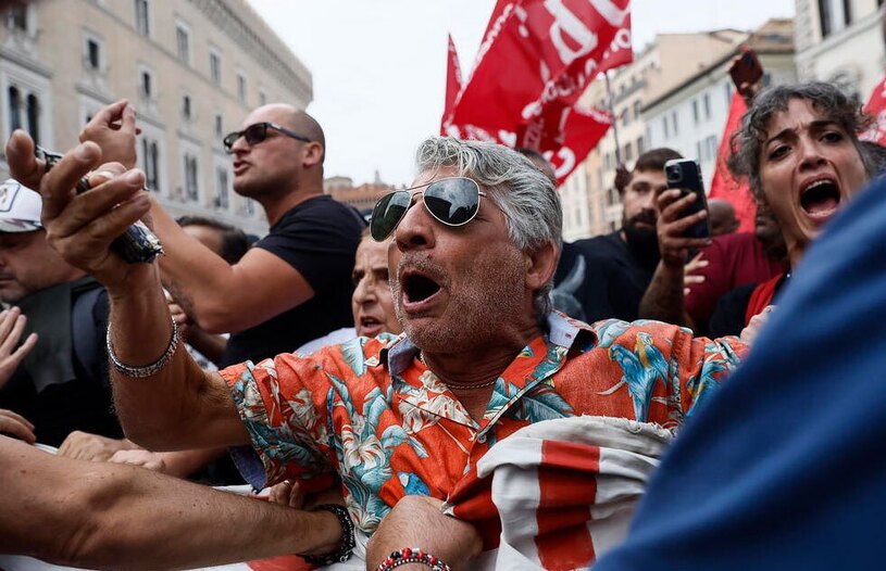 دیدنی های امروز؛ از نشست سالانه سازمان ملل تا جشنواره سالانه هندوها تظاهرات مردم ناپل در اعتراض به طرح اصلاح یارانه های دولت