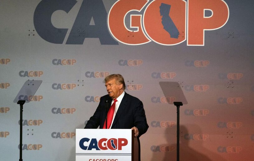  ترامپ  کنفرانس جمهوریخواهان  ایالت کالیفرنیا