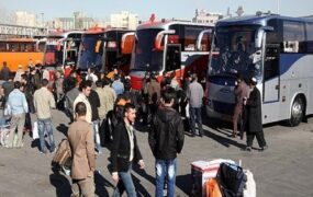 ازدحام مسافران مهران