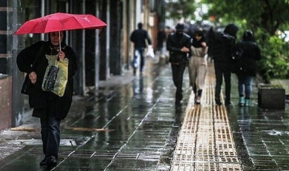 باران و وزش باد شدید