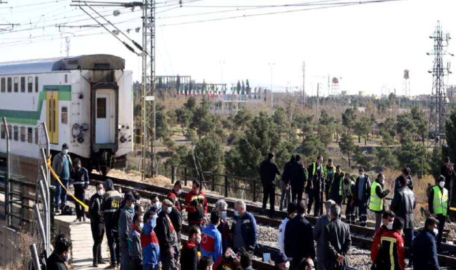 برخورد قطار با یک خانواده اراکی