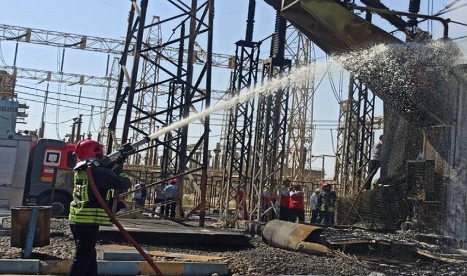 حریق در پتروشیمی شهید تندگویان