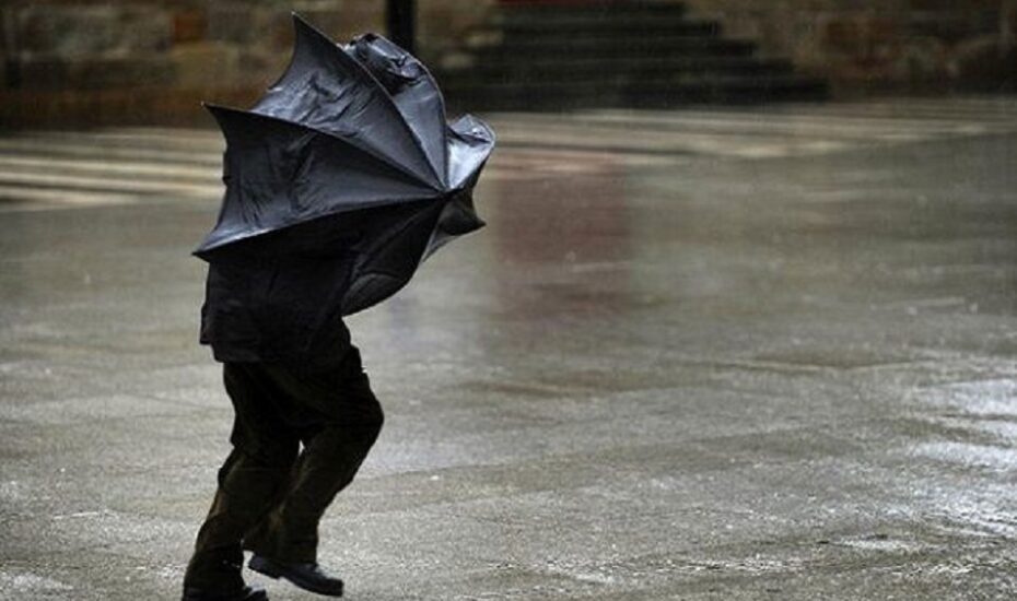 وزش باد شدید و باران